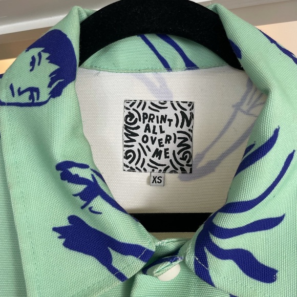 Geisha Print Twill Jacket - Picture 4 of 4